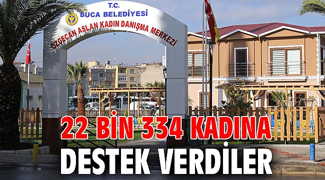 22 bin 334 kadına destek verdiler