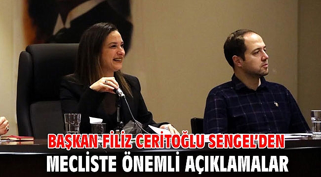 BAŞKAN FİLİZ CERİTOĞLU SENGEL’DEN MECLİSTE ÖNEMLİ AÇIKLAMALAR