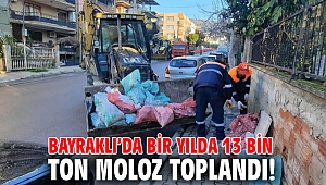 Bayraklı’da bir yılda 13 bin ton moloz toplandı!