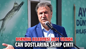 Bornova Belediyesi 2021 yılında can dostlarına sahip çıktı