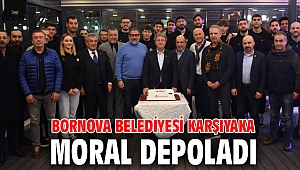 Bornova Belediyesi Karşıyaka moral depoladı 