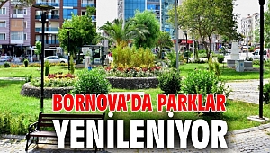 Bornova’da parklar yenileniyor