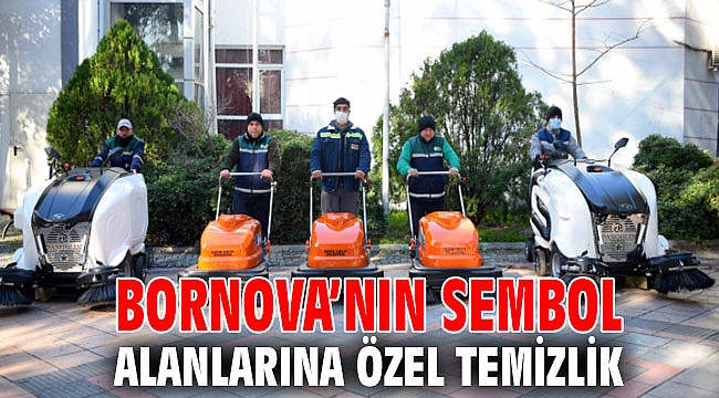 Bornova’nın sembol alanlarına özel temizlik