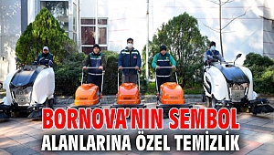 Bornova’nın sembol alanlarına özel temizlik