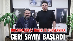 Buca’da EKPSS hazırlık kurslarına geri sayım başladı