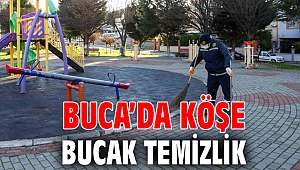 Buca’da köşe bucak temizlik