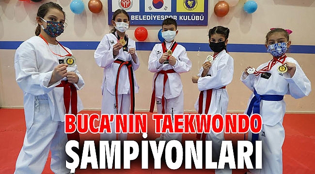 Buca’nın taekwondo şampiyonları