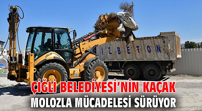 Çiğli Belediyesi’nin Kaçak Molozla Mücadelesi Sürüyor
