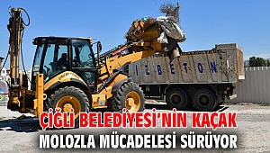 Çiğli Belediyesi’nin Kaçak Molozla Mücadelesi Sürüyor