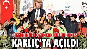 Çiğli'nin İlk Oyuncak Kütüphanesi Kaklıç’ta Açıldı