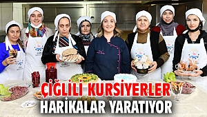 Çiğlili Kursiyerler Harikalar Yaratıyor