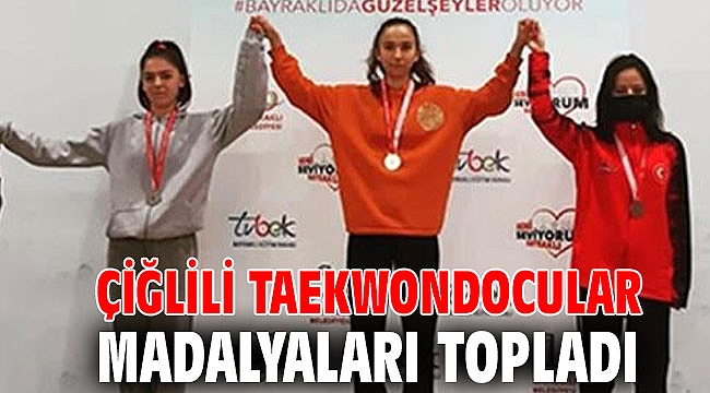 Çiğlili Taekwondocular Madalyaları Topladı
