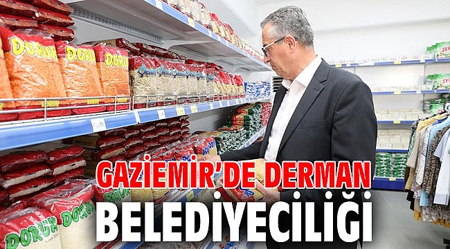 Gaziemir’de derman belediyeciliği