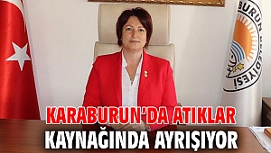 Karaburun’da atıklar kaynağında ayrışıyor