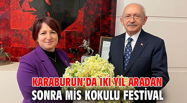 Karaburun’da iki yıl aradan sonra mis kokulu festival