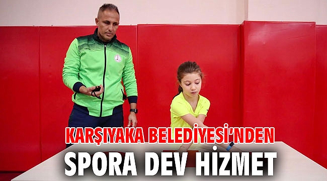 Karşıyaka Belediyesi’nden spora dev hizmet