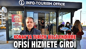 Konak’ta Turizm Bilgilendirme Ofisi hizmete girdi