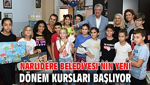 NARLIDERE BELEDİYESİ’NİN YENİ DÖNEM KURSLARI BAŞLIYOR