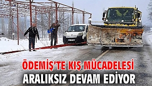 Ödemiş’te kış mücadelesi aralıksız devam ediyor