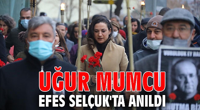 UĞUR MUMCU EFES SELÇUK'TA ANILDI