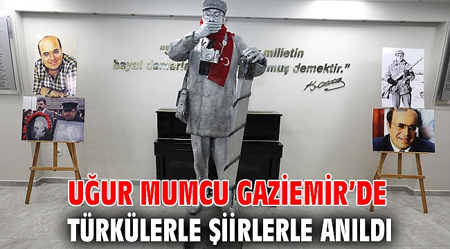 Uğur Mumcu Gaziemir’de türkülerle şiirlerle anıldı