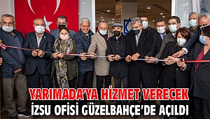 Yarımada’ya hizmet verecek İZSU ofisi Güzelbahçe’de açıldı