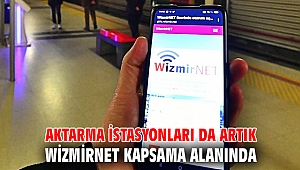 Aktarma istasyonları da artık Wizmirnet kapsama alanında