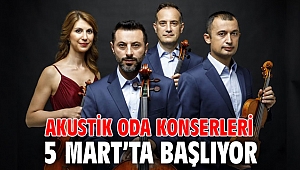 Akustik Oda Konserleri 5 Mart’ta başlıyor