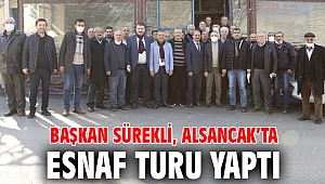 Başkan Sürekli, Alsancak’ta esnaf turu yaptı