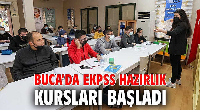 Buca’da EKPSS hazırlık kursları başladı