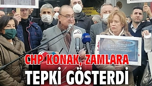 CHP Konak, zamlara tepki gösterdi