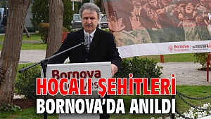 Hocalı Şehitleri Bornova’da anıldı
