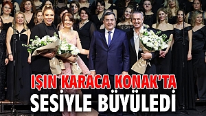 Işın Karaca Konak’ta sesiyle büyüledi