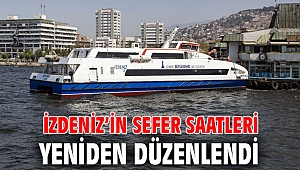 İZDENİZ’in sefer saatleri yeniden düzenlendi
