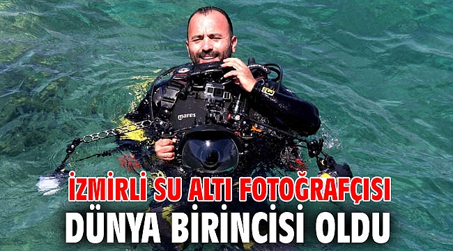 İzmirli su altı fotoğrafçısı dünya birincisi oldu