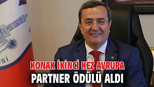 Konak ikinci kez Avrupa Partner Ödülü aldı