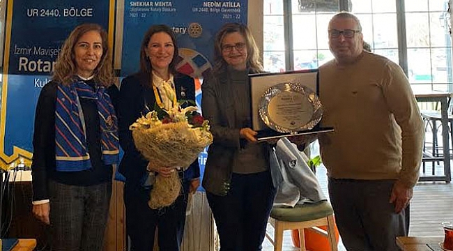 Mavişehir Rotary'den Meslek Hizmet Ödülü