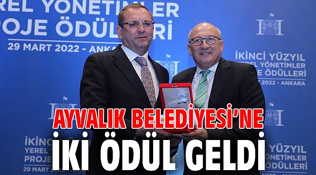 AYVALIK BELEDİYESİ’NE İKİ ÖDÜL GELDİ…