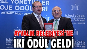 AYVALIK BELEDİYESİ’NE İKİ ÖDÜL GELDİ…