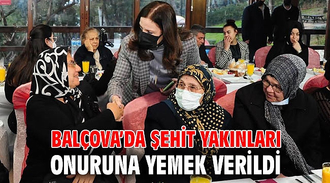 Balçova’da Şehit Yakınları Onuruna Yemek verildi