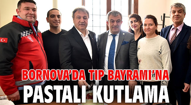 Bornova’da Tıp Bayramı’na pastalı kutlama