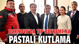 Bornova’da Tıp Bayramı’na pastalı kutlama