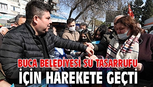 Buca Belediyesi su tasarrufu için harekete geçti
