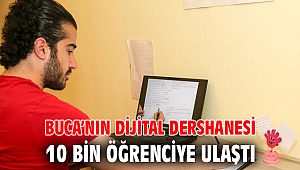 Buca’nın Dijital Dershanesi 10 bin öğrenciye ulaştı