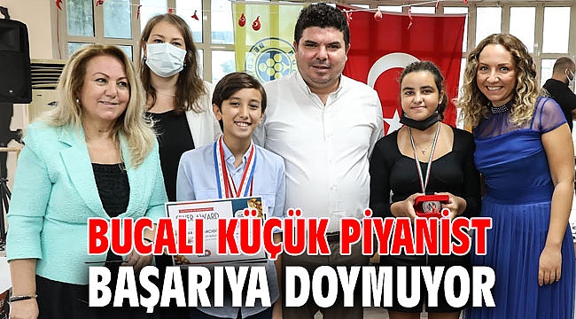Bucalı küçük piyanist başarıya doymuyor