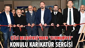 Çiğli Belediyesi’nden “Cumhuriyet” Konulu Karikatür Sergisi