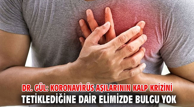 Dr. Gül: Koronavirüs aşılarının kalp krizini tetiklediğine dair elimizde bulgu yok
