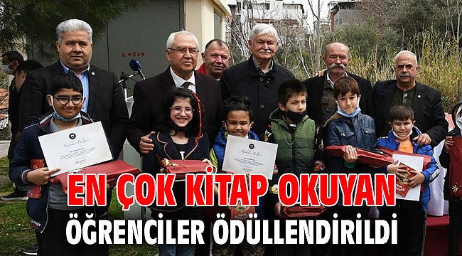 En çok kitap okuyan öğrenciler ödüllendirildi