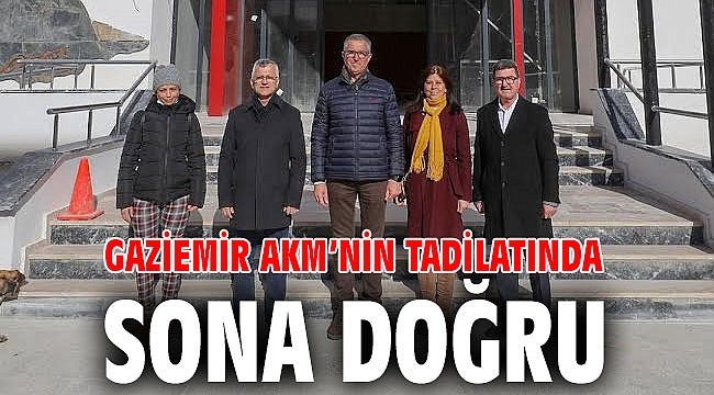 Gaziemir AKM’nin tadilatında sona doğru