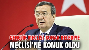 Gençlik Meclisi Konak Belediye Meclisi’ne konuk oldu